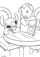 Lilo en Stitch kleurplaat 5
